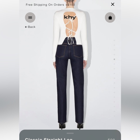 khy - Classic Straight Leg Denim - Picture 4 of 6